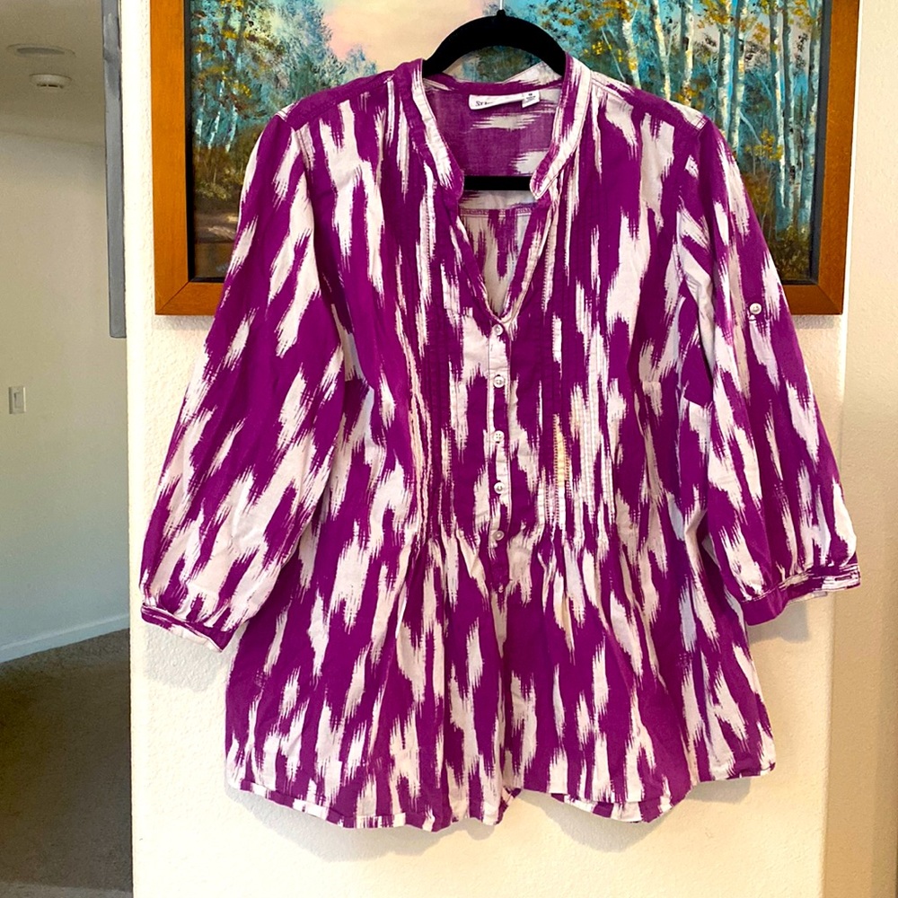 St. John’s Bay 1x blouse